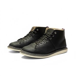 Dr Martens Philip Black Leather Chukka Boots Mens 12 Sneaker Hybrid